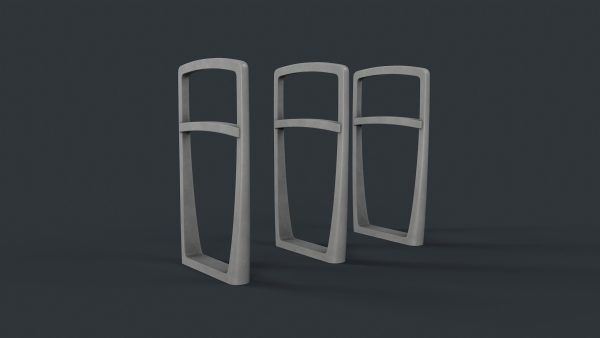 Bike Rack 24 PBR Game Ready