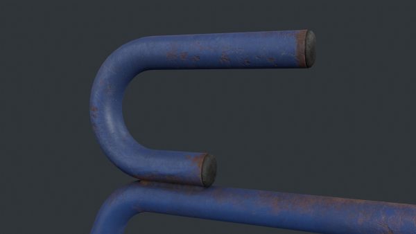 Bike Rack 25 PBR Game Ready Low-poly