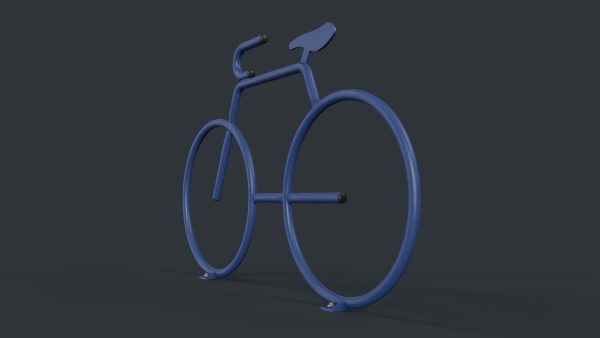Bike Rack 25 PBR Game Ready Low-poly
