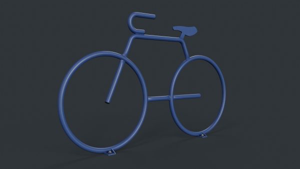 Bike Rack 25 PBR Game Ready Low-poly
