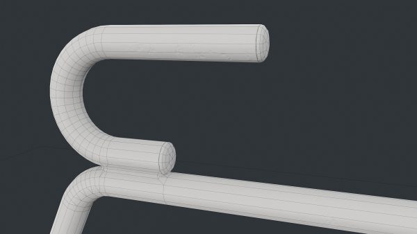 Bike Rack 25 PBR Game Ready Low-poly
