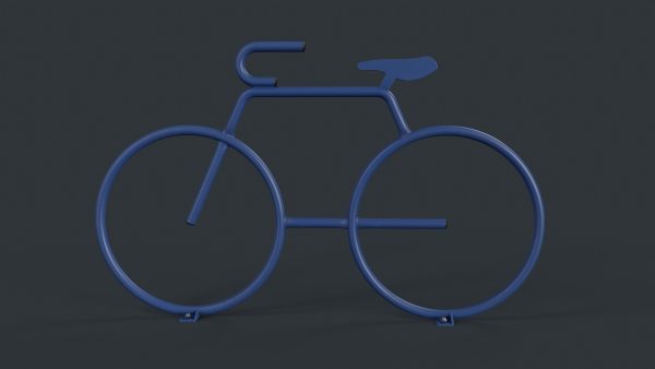 Bike Rack 25 PBR Game Ready Low-poly