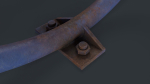 Bike Rack 25 PBR Game Ready Low-poly