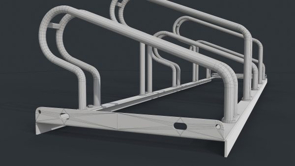 Bike Rack 4 PBR Game Ready