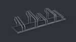 Bike Rack 4 PBR Game Ready