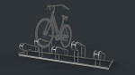 Bike Rack 4 PBR Game Ready