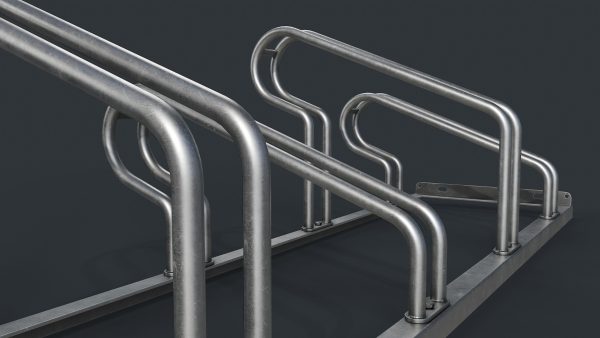 Bike Rack 4 PBR Game Ready