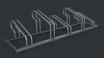 Bike Rack 4 PBR Game Ready