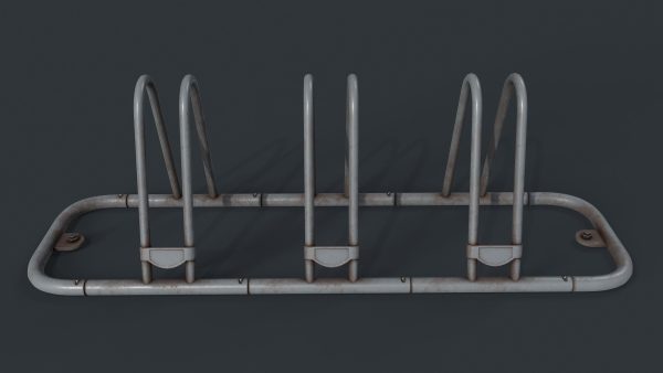 Bike Rack 6 PBR Game Ready