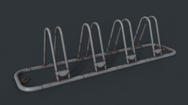 Bike Rack 6 PBR Game Ready