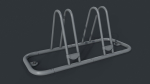 Bike Rack 6 PBR Game Ready