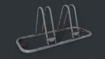 Bike Rack 6 PBR Game Ready
