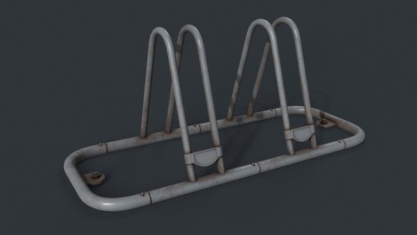 Bike Rack 6 PBR Game Ready
