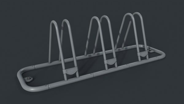 Bike Rack 6 PBR Game Ready