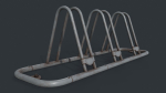 Bike Rack 6 PBR Game Ready