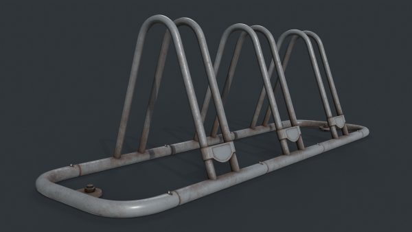 Bike Rack 6 PBR Game Ready