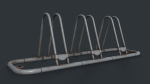 Bike Rack 6 PBR Game Ready