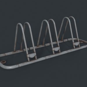 Bike Rack 6 PBR Game Ready