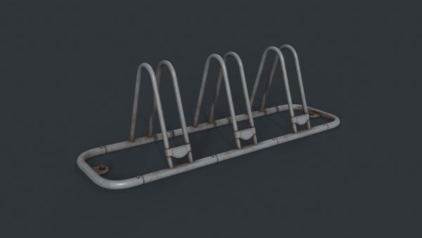 Bike Rack 6 PBR Game Ready