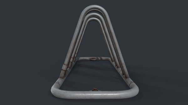 Bike Rack 6 PBR Game Ready