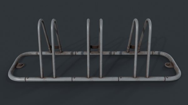 Bike Rack 6 PBR Game Ready