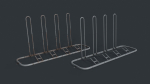 Bike Rack 8 PBR Game Ready