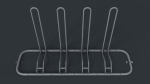Bike Rack 8 PBR Game Ready