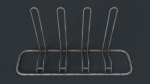 Bike Rack 8 PBR Game Ready