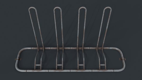 Bike Rack 8 PBR Game Ready