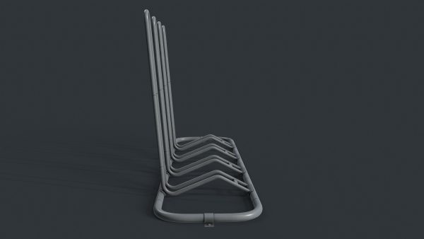 Bike Rack 8 PBR Game Ready