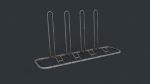 Bike Rack 8 PBR Game Ready