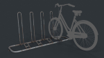 Bike Rack 8 PBR Game Ready