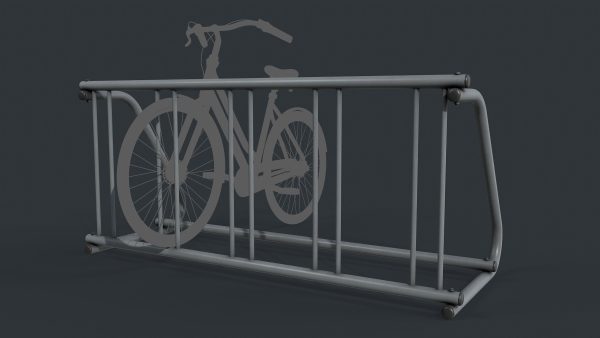 Bike Rack 9 PBR Game Ready