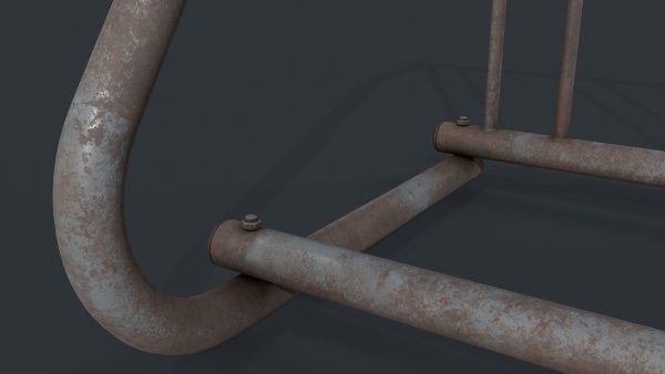 Bike Rack 9 PBR Game Ready