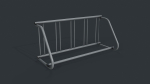 Bike Rack 9 PBR Game Ready