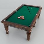 Billiard table with equipment - Snooker Table