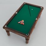 Billiard table with equipment - Snooker Table