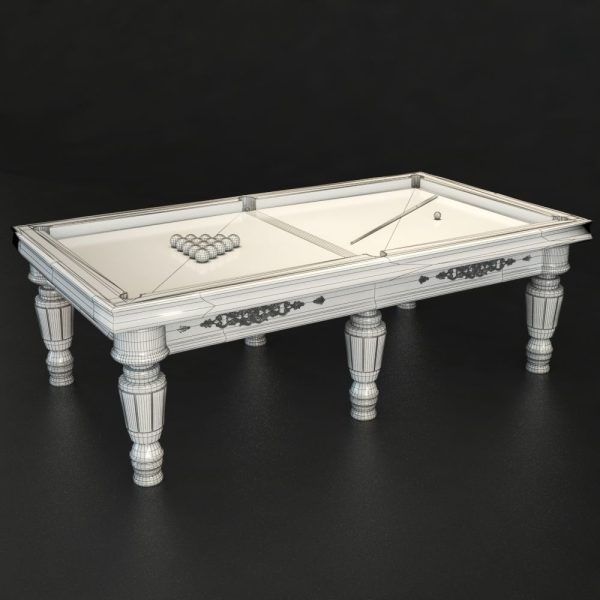 Billiard table with equipment - Snooker Table