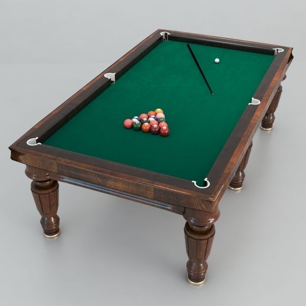 Billiard table with equipment - Snooker Table