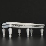 Billiard table with equipment - Snooker Table