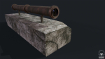 Binocular lowpoly Game model