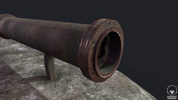 Binocular lowpoly Game model
