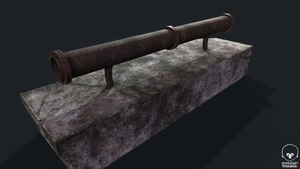 Binocular lowpoly Game model