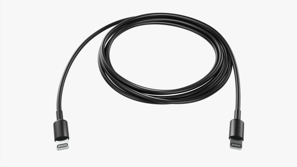 Black Lightning cable double sided