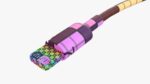 Black Lightning cable double sided