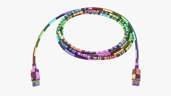 Black Lightning cable double sided