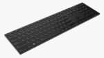 Black wireless keyboard