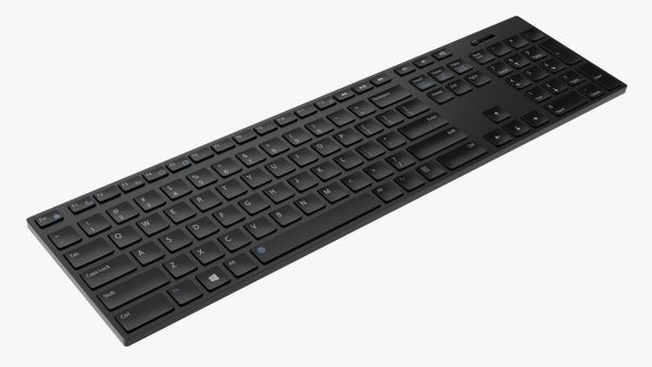 Black wireless keyboard