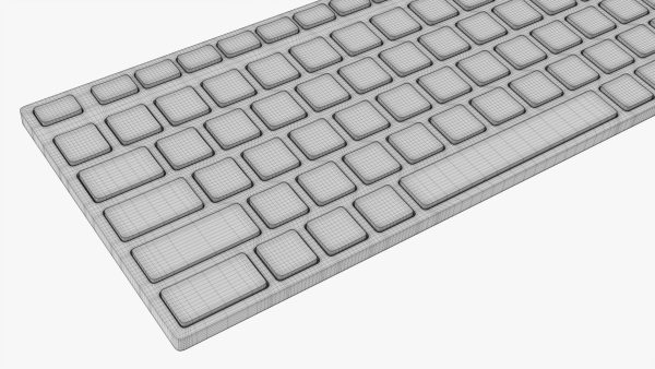 Black wireless keyboard