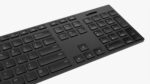 Black wireless keyboard